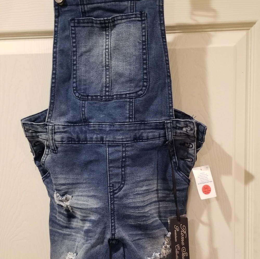Skinny Overall Jeans